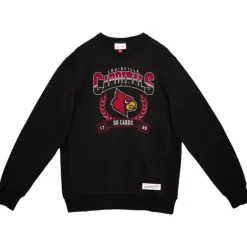 Mitchell & Ness Hoodies & Sweatshirts-Baseline Crew University Of Louisville