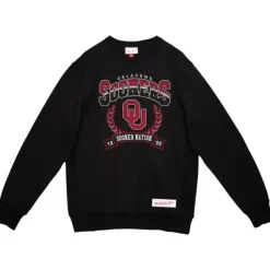 Mitchell & Ness Hoodies & Sweatshirts-Baseline Crew University Of Oklahoma