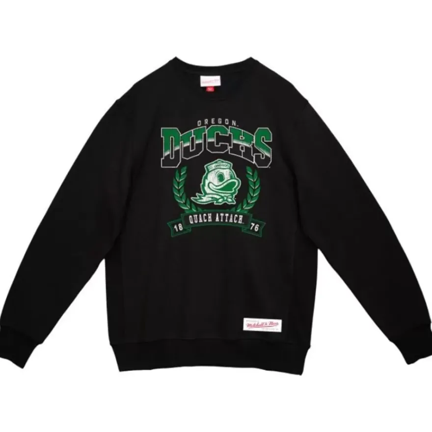 Mitchell & Ness Hoodies & Sweatshirts-Baseline Crew University Of Oregon