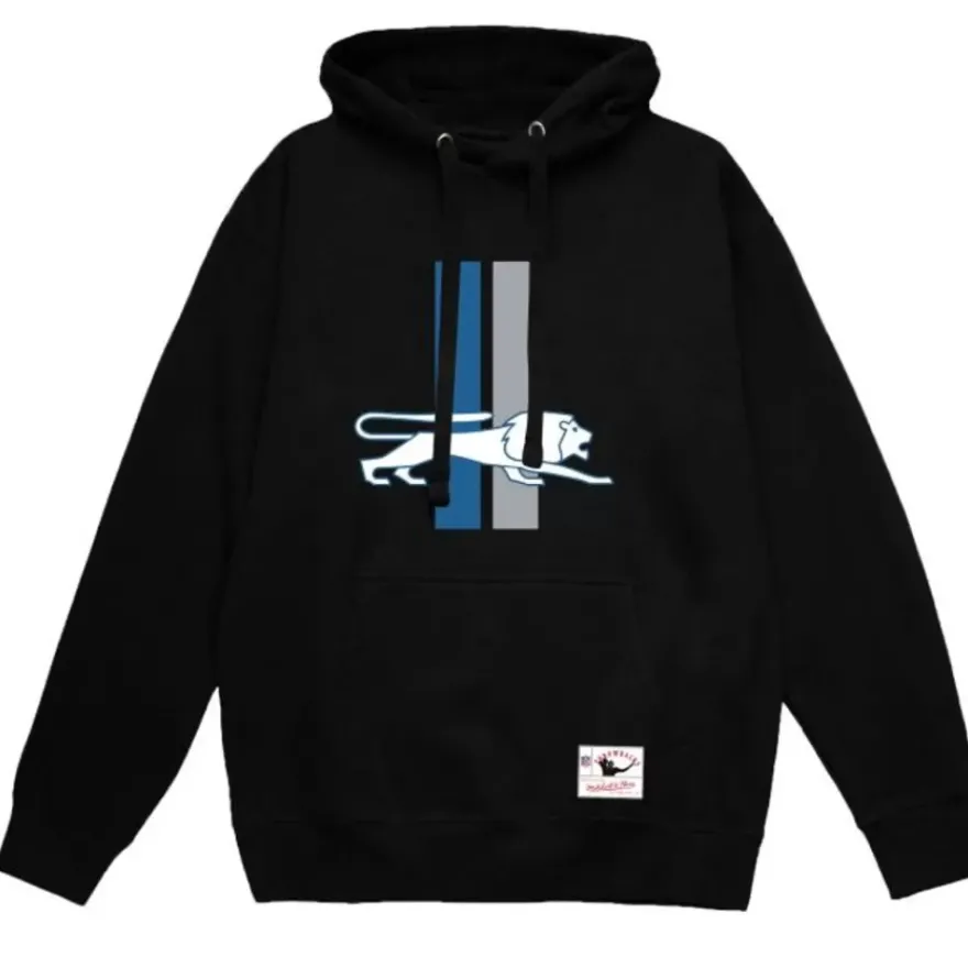 Mitchell & Ness Hoodies & Sweatshirts-Basic Logo 1 Hoodie Detroit Lions