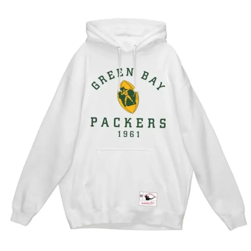 Mitchell & Ness Hoodies & Sweatshirts-Basic Logo 3 Hoodie Green Bay Packers