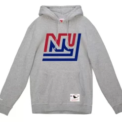 Mitchell & Ness Hoodies & Sweatshirts-Basic Logo 3 Hoodie New York Giants