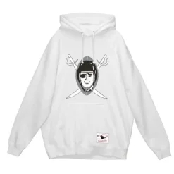Mitchell & Ness Hoodies & Sweatshirts-Basic Logo 3 Hoodie Oakland Raiders