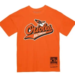 Mitchell & Ness T-Shirts & Tops-Basic Logo 4 Tee Baltimore Orioles