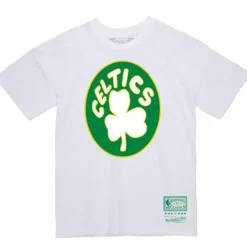 Mitchell & Ness T-Shirts & Tops-Basic Logo 1 Tee Boston Celtics