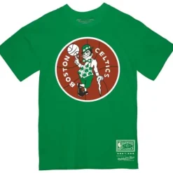 Mitchell & Ness T-Shirts & Tops-Basic Logo 2 Tee Boston Celtics