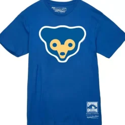 Mitchell & Ness T-Shirts & Tops-Basic Logo 2 Tee Chicago Cubs