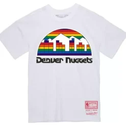 Mitchell & Ness T-Shirts & Tops-Basic Logo 3 Tee Denver Nuggets