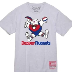 Mitchell & Ness T-Shirts & Tops-Basic Logo 2 Tee Denver Nuggets