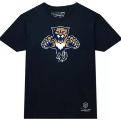 Mitchell & Ness T-Shirts & Tops-Basic Logo 3 Tee Florida Panthers