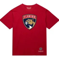 Mitchell & Ness T-Shirts & Tops-Basic Logo 2 Tee Florida Panthers