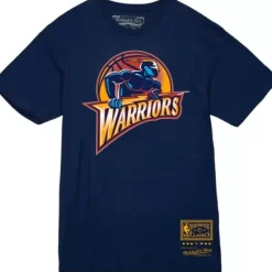 Mitchell & Ness T-Shirts & Tops-Basic Logo 3 Tee Golden State Warriors