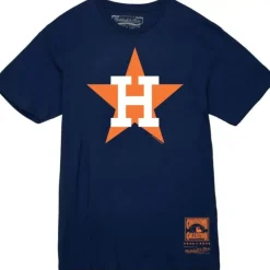 Mitchell & Ness T-Shirts & Tops-Basic Logo 2 Tee Houston Astros
