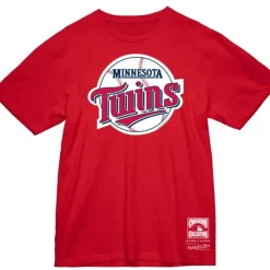 Mitchell & Ness T-Shirts & Tops-Basic Logo 3 Tee Minnesota Twins
