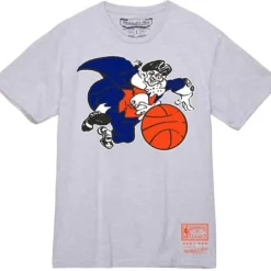 Mitchell & Ness T-Shirts & Tops-Basic Logo 1 Tee New York Knicks