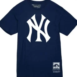 Mitchell & Ness T-Shirts & Tops-Basic Logo 2 Tee New York Yankees