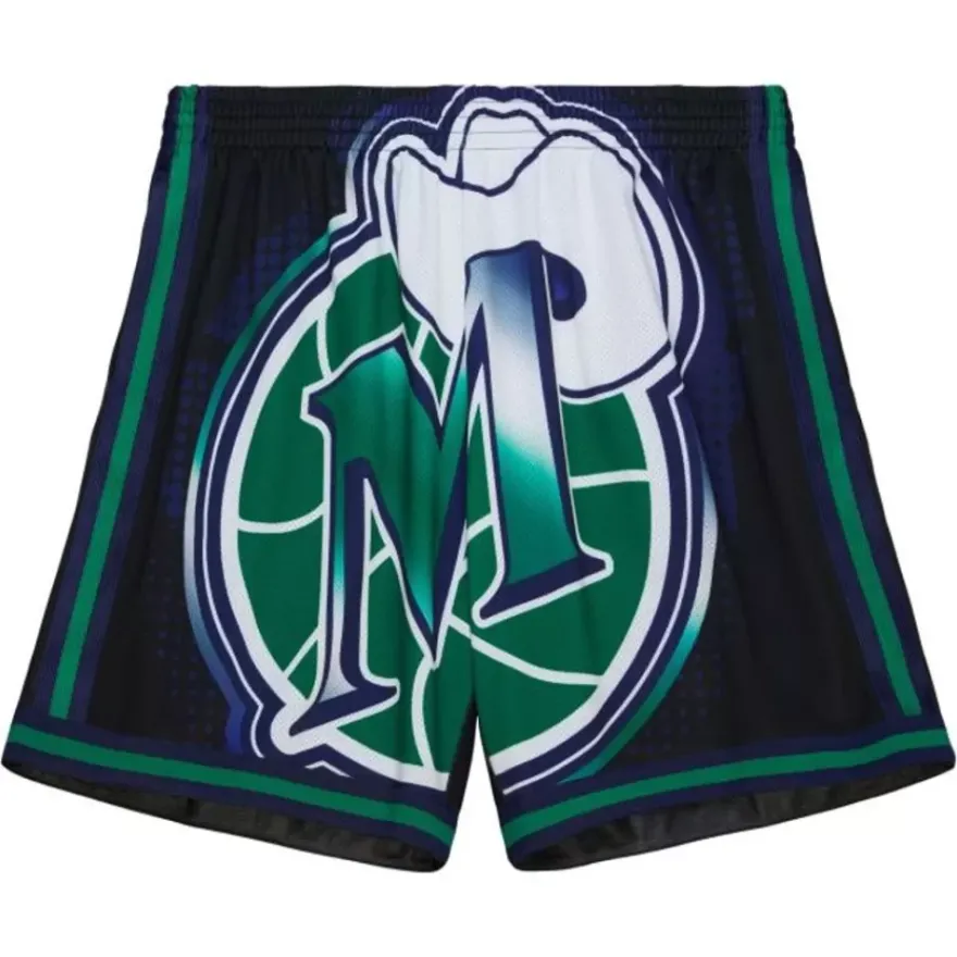 Mitchell & Ness Shorts-Big Face 7.0 Fashion Shorts Dallas Mavericks