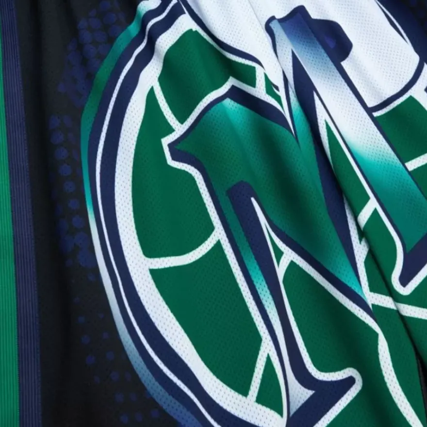 Mitchell & Ness Shorts-Big Face 7.0 Fashion Shorts Dallas Mavericks