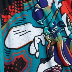 Mitchell & Ness Shorts-Big Face 7.0 Fashion Shorts Charlotte Hornets