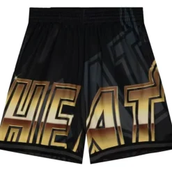 Mitchell & Ness Shorts-Big Face 4.0 Fashion Shorts Miami Heat