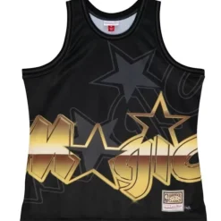 Mitchell & Ness T-Shirts & Tops-Big Face 4.0 Fashion Tank Orlando Magic