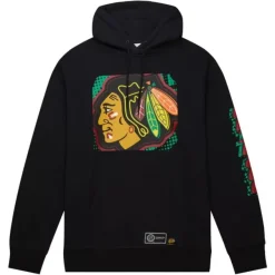 Mitchell & Ness Hoodies & Sweatshirts-Big Face 7.0 Hoodie Chicago Blackhawks