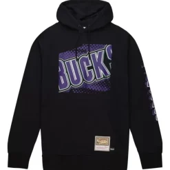 Mitchell & Ness Hoodies & Sweatshirts-Big Face 7.0 Hoodie Milwaukee Bucks