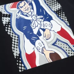 Mitchell & Ness Hoodies & Sweatshirts-Big Face 7.0 Hoodie New England Patriots