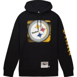 Mitchell & Ness Hoodies & Sweatshirts-Big Face 7.0 Hoodie Pittsburgh Steelers