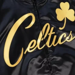 Mitchell & Ness Jackets & Outerwear-Big Face 4.0 Satin Jacket Boston Celtics