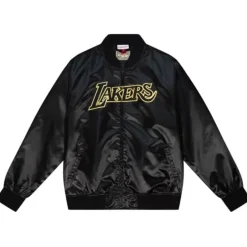 Mitchell & Ness Jackets & Outerwear-Big Face 4.0 Satin Jacket Los Angeles Lakers