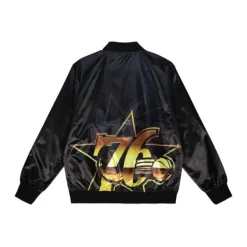 Mitchell & Ness Jackets & Outerwear-Big Face 4.0 Satin Jacket Philadelphia 76Ers