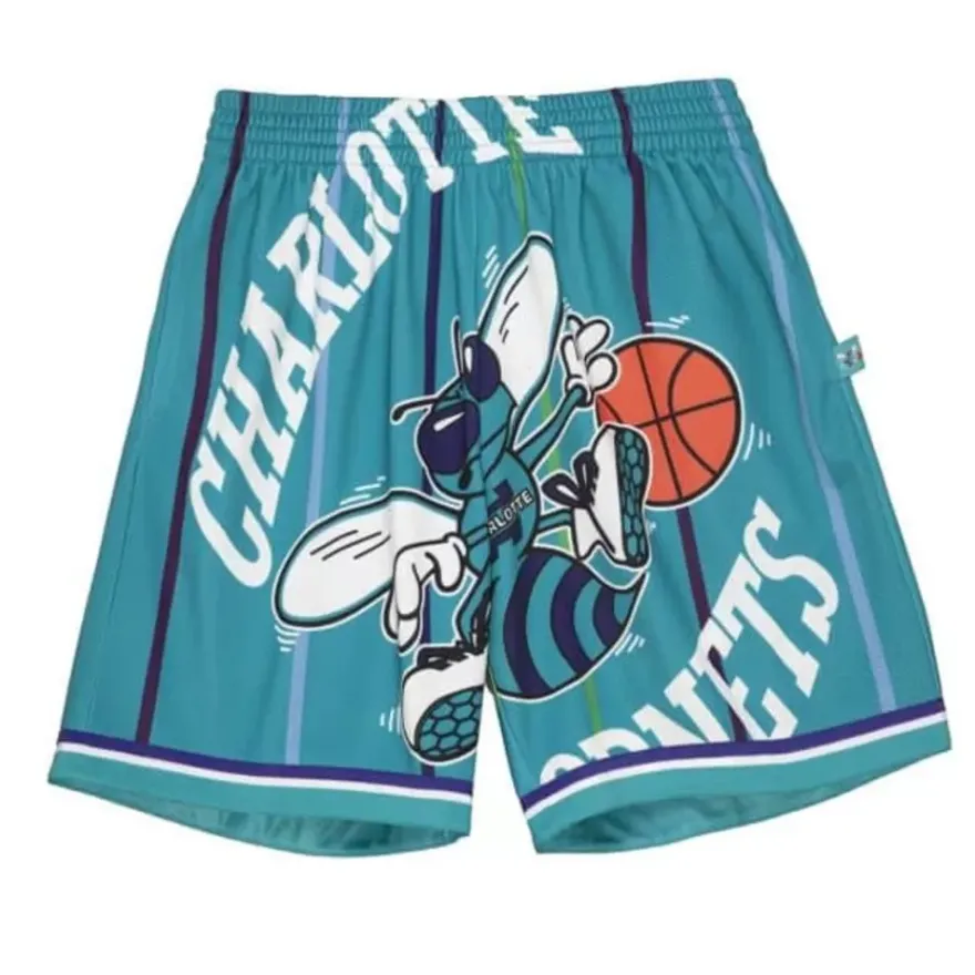 Mitchell & Ness Shorts-Big Face 2.0 Shorts Charlotte Hornets
