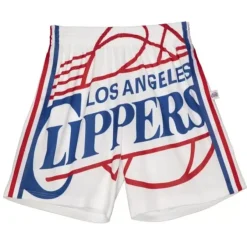 Mitchell & Ness Shorts-Big Face 2.0 Shorts Los Angeles Clippers