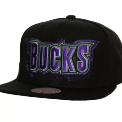 Mitchell & Ness Snapback-Big Face 7.0 Snapback Hwc Milwaukee Bucks