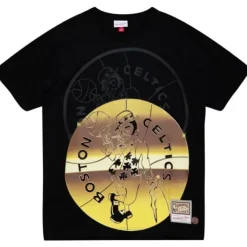 Mitchell & Ness T-Shirts & Tops-Big Face 4.0 Ss Tee Boston Celtics