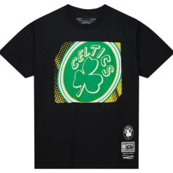 Mitchell & Ness T-Shirts & Tops-Big Face 7.0 Ss Tee Boston Celtics