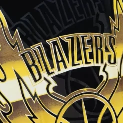 Mitchell & Ness T-Shirts & Tops-Big Face 4.0 Ss Tee Portland Trail Blazers