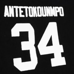 Mitchell & Ness Hoodies & Sweatshirts-Big Face B/W Pullover Players Association - Nba Giannis Antetokounmpo