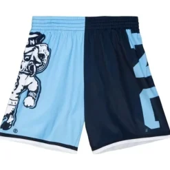 Mitchell & Ness Shorts-Big Face Fashion Shorts 5.0 University Of North Carolina