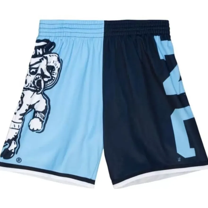 Mitchell & Ness Shorts-Big Face Fashion Shorts 5.0 University Of North Carolina