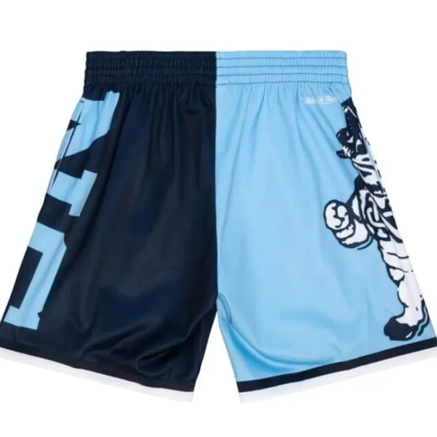 Mitchell & Ness Shorts-Big Face Fashion Shorts 5.0 University Of North Carolina