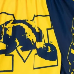 Mitchell & Ness Shorts-Big Face Fashion Shorts 5.0 University Of Michigan
