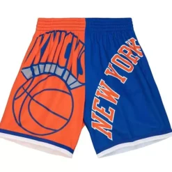 Mitchell & Ness Shorts-Big Face Fashion Shorts 5.0 New York Knicks