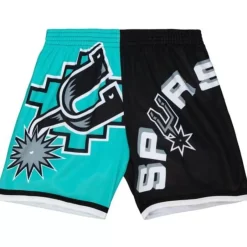 Mitchell & Ness Shorts-Big Face Fashion Shorts 5.0 San Antonio Spurs