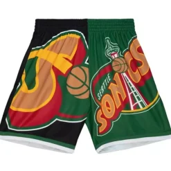 Mitchell & Ness Shorts-Big Face Fashion Shorts 5.0 Seattle Supersonics
