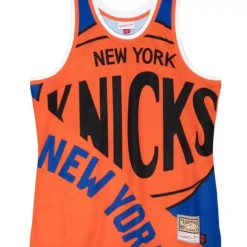 Mitchell & Ness T-Shirts & Tops-Big Face Fashion Tank 5.0 New York Knicks