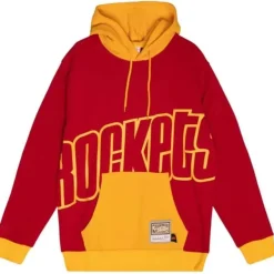 Mitchell & Ness Hoodies & Sweatshirts-Big Face Hoodie 5.0 Houston Rockets