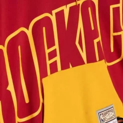 Mitchell & Ness Hoodies & Sweatshirts-Big Face Hoodie 5.0 Houston Rockets