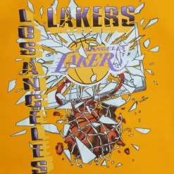 Mitchell & Ness Hoodies & Sweatshirts-Big Face Hoodie 6.0 Los Angeles Lakers